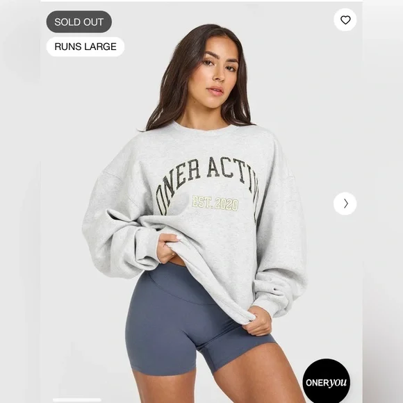 Oner Active Foundations Oversized Crewneck - Picture 1 of 3